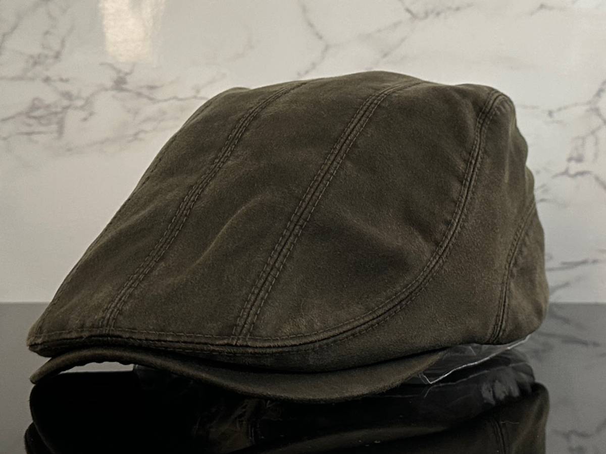 【未使用品】56A お洒落★Levi's リーバイス ハンチング 帽子 CAP お洒落なコーティング素材で内部は暖かフリース素材♪《SIZE 57㎝位》_画像1