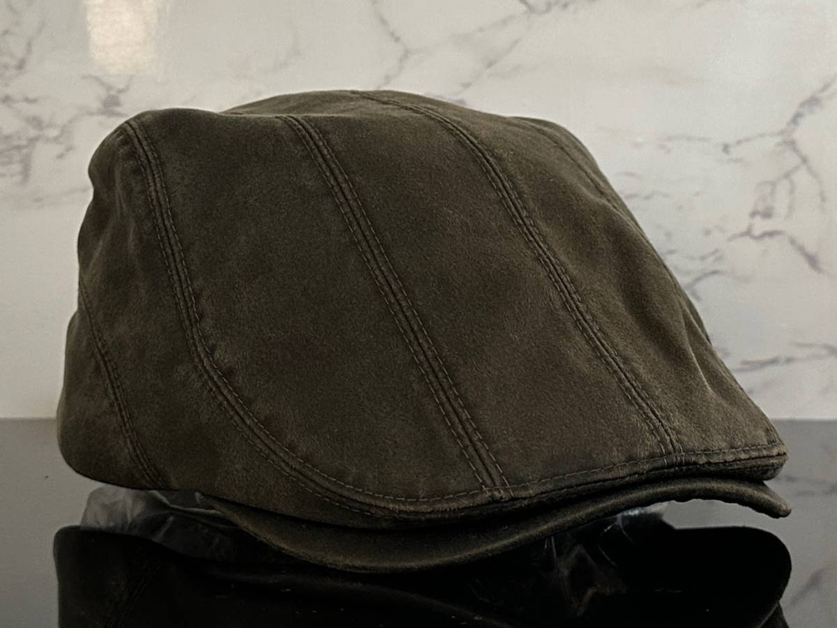 【未使用品】56A お洒落★Levi's リーバイス ハンチング 帽子 CAP お洒落なコーティング素材で内部は暖かフリース素材♪《SIZE 57㎝位》_画像3