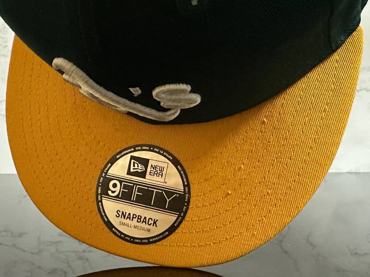 【未使用品】31F★NEW ERA 9FIFTY×MLB オークランド アスレチックス Oakland Athletics コラボ キャップ CAP《サイズ SMALL-MEDIUM》_画像8