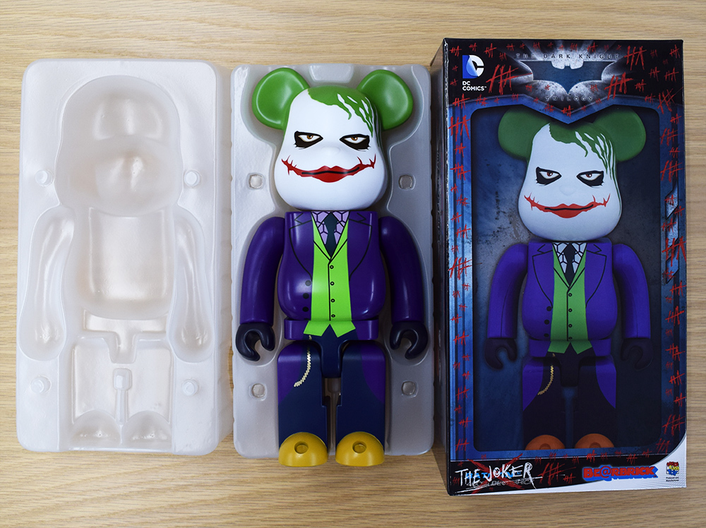 BE@RBRICK THE JOKER 400% 大頭熊公仔 / 豬的是吧bemon大猩猩獸zollmengokko堂HSpankudorankazu atom·A·亞麻摔交選手    原文:BE@RBRICK THE JOKER 400％ ベアブリック / ぶたのはなbemonゴリラ獣zollmenゴッコ堂HSパンクドランカーズ アトム・A・アマレスラー