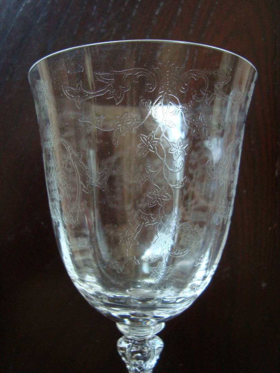 高級 ワイングラス（高さ１６．５ｃｍ） ２本の画像6