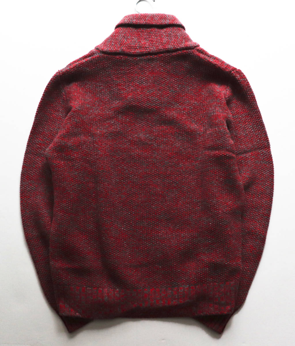 《ZANONE ザノーネ》新品 定価44,000円 イタリア製 羊毛100% ショールカラー プルオーバーニット セーター 50(XL)A9322_画像2