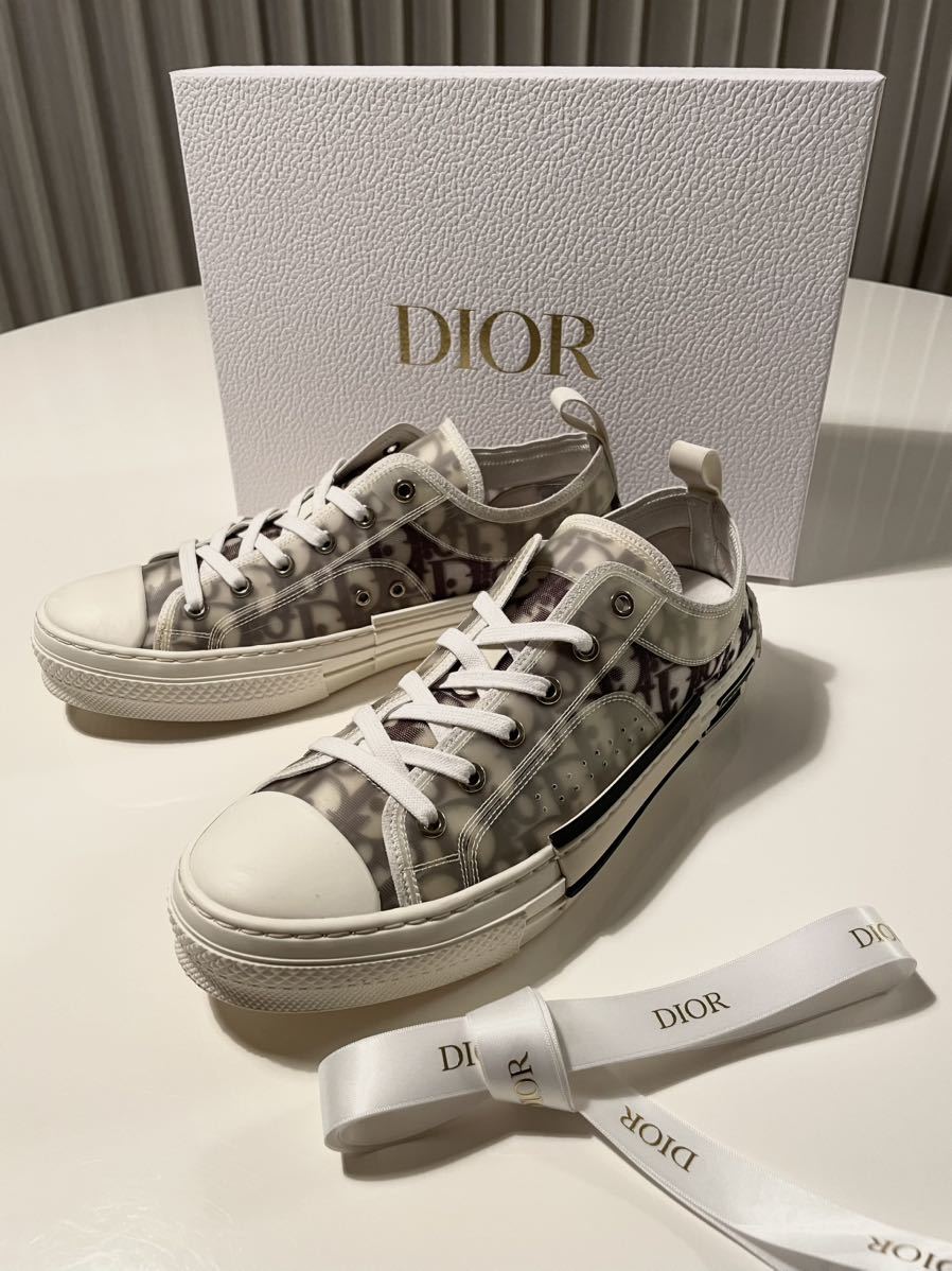 Dior ディオール オブリーク ロートップ スニーカー 41 シューズ 靴 トロッター ロゴ_画像1