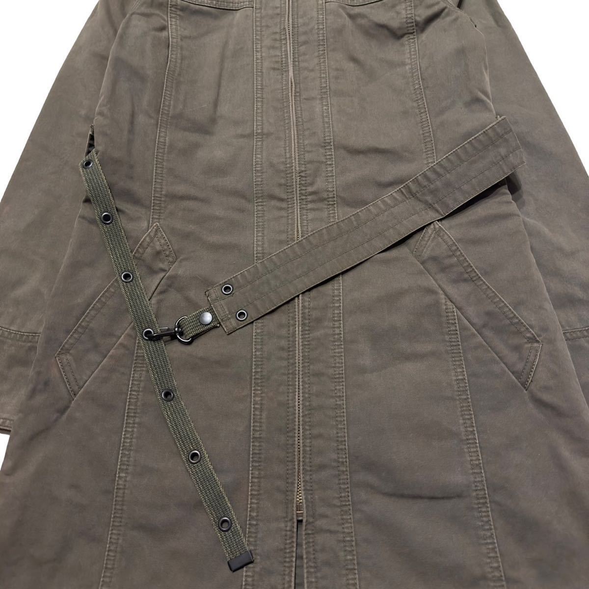 Rare 90s HYSTERIC GLAMOUR Japanese label Y2K military belt coat ifsixwasnine Igb TORNADO MART obelisk 14th addiction goa kmrii _画像2
