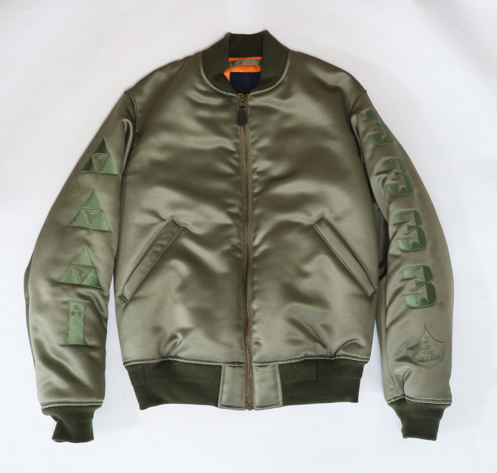 SON OF THE CHEESE x QP コラボ MA-3/ブルゾン MA-1 3tokyo SON OF THE CHEESE x QP コラボ MA-3/ブルゾン MA-1 3tokyo