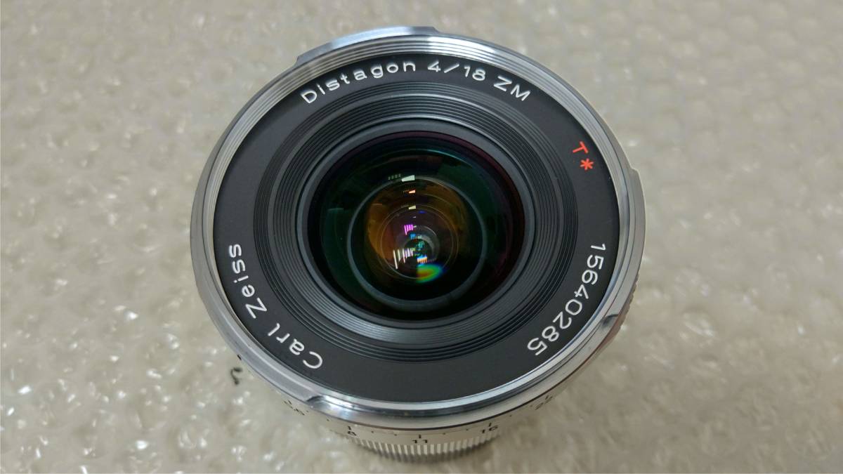 Distagon 18mm F4 ZM　シルバー カールツァイス Carl Zeiss_画像3