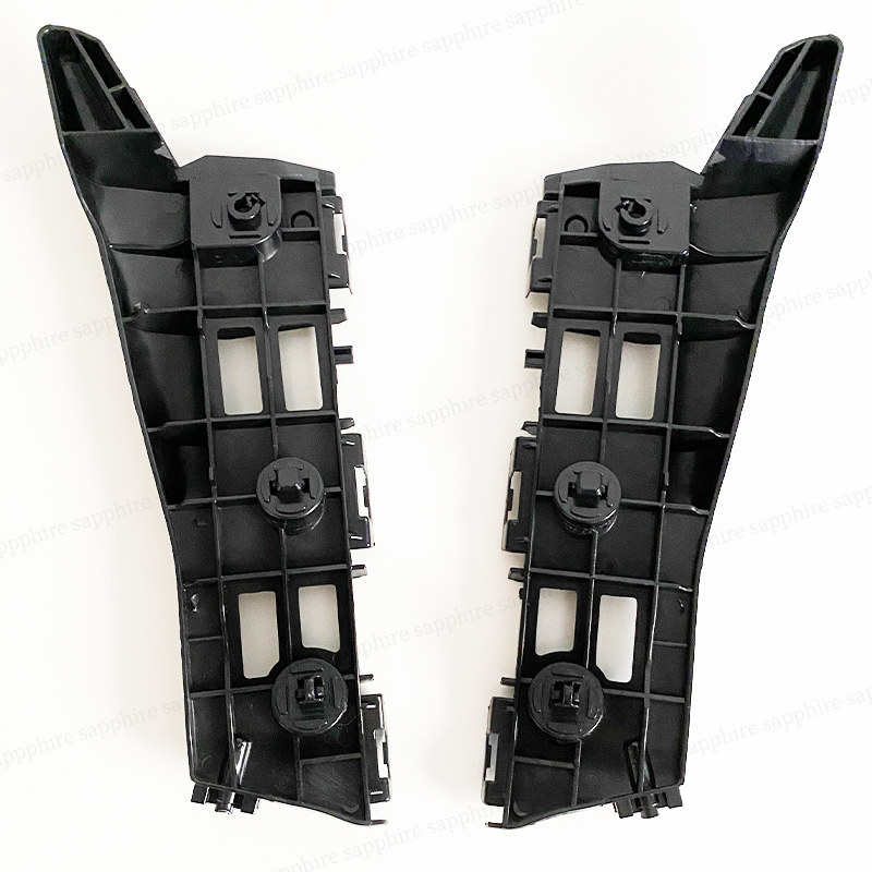 プリウス 30系 フロントバンパーサポート サイド リテーナー ブラケット ZVW30 ZVW35 PHV 社外品 左右セット ブラック 修理 交換 部品 _画像4