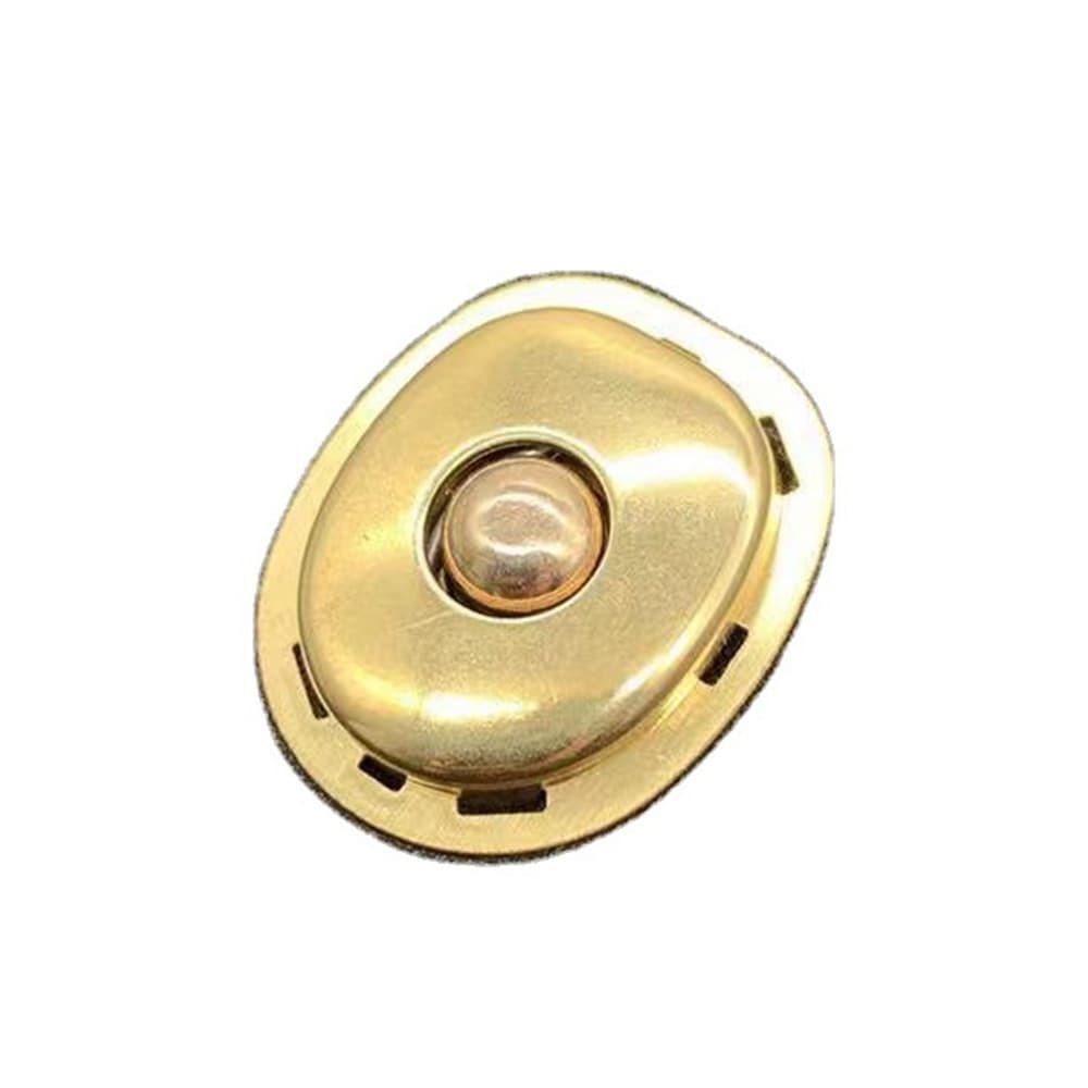 亀の甲ホック 真鍮 スナップボタン ねじ式 ブラス プレススタッド ドットボタン スナップファスナー レザークラフト資材_画像1