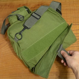  America army discharge goods gas mask bag M40/42 gas mask for nylon made OD [ is good ] army payment lowering olive gong b color 