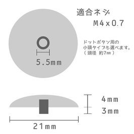 コインコンチョ インディアン SS レプリカ ゴールド [ 通常ネジ ] ファイブダラー | ハンドメイド 長財布_画像4