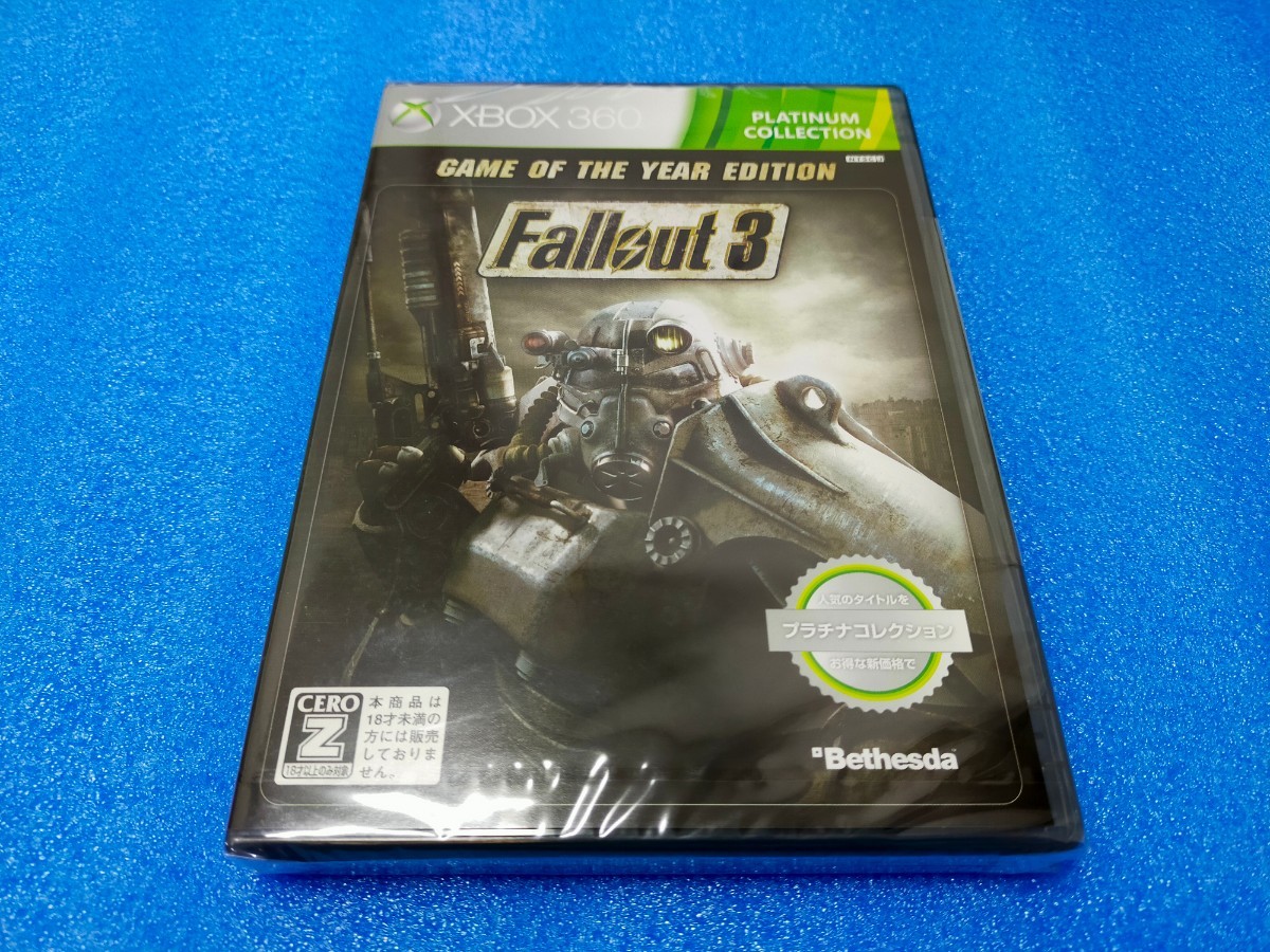 新品未開封 FallOut3 ゲームオブザイヤー Edition Xbox360 GAME OF THE YEAR 未使用 DLC Xbox フォールアウト ベセスダ