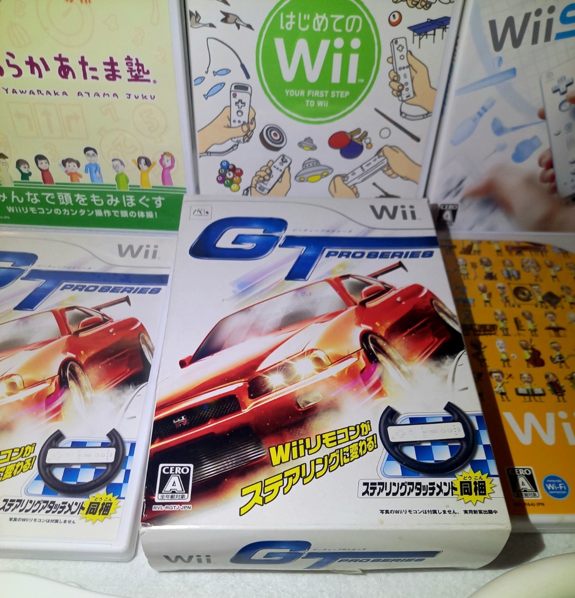 １円スタート Wii ソフト ハンドル コントローラーまとめ売り_画像5