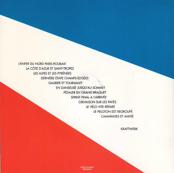 【CD】KRAFTWERK - Tour De France【7''サイズ見開きジャケ/プロモ/1999年独Electrolaリマスター】_画像2