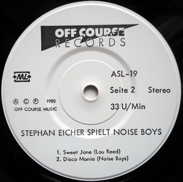 【7''】STEPHAN EICHER - Spielt Noise Boys【1980年スイスWave/Grauzone/NDW】_画像4