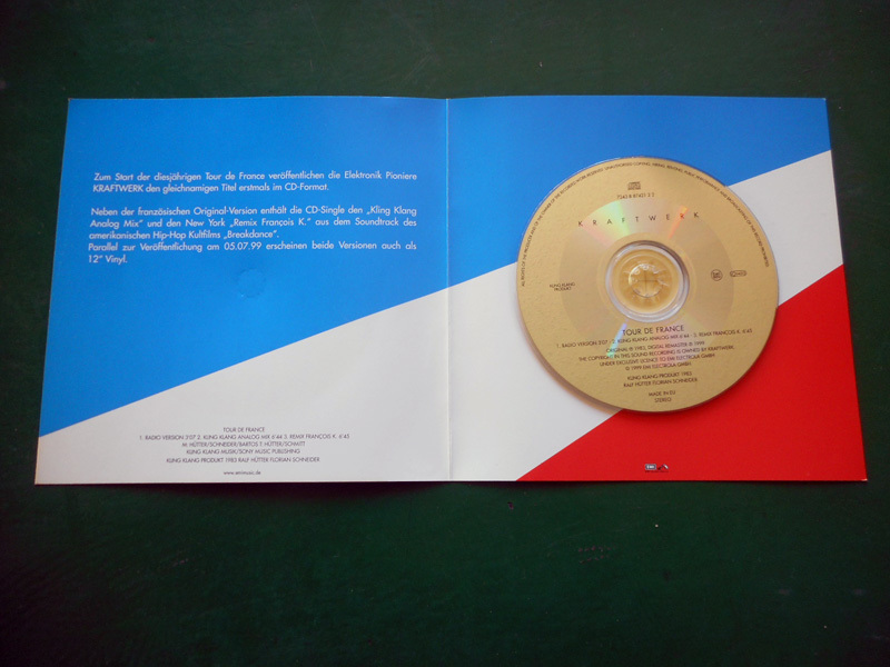 【CD】KRAFTWERK - Tour De France【7''サイズ見開きジャケ/プロモ/1999年独Electrolaリマスター】_画像4
