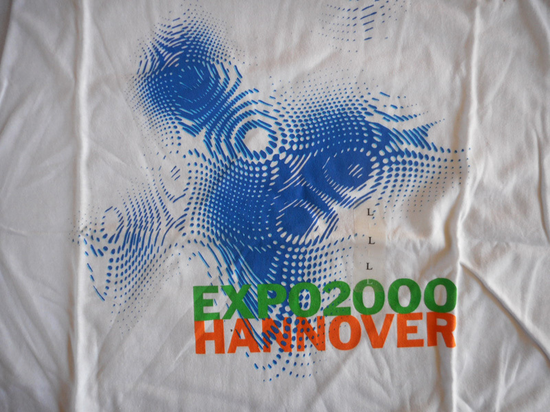 【Tシャツ】EXPO 2000 Hannover：ハノーヴァー万博公式【Lサイズ/タグ付き未着用】の画像2