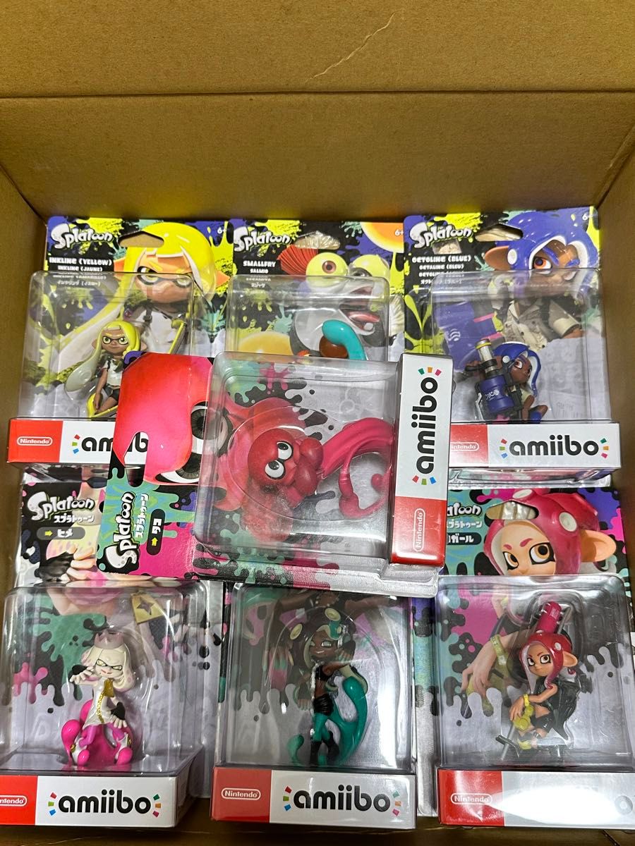 【新品未開封　送料込み】アミーボ　スプラトゥーン7種セット  amiibo Nintendo Switch