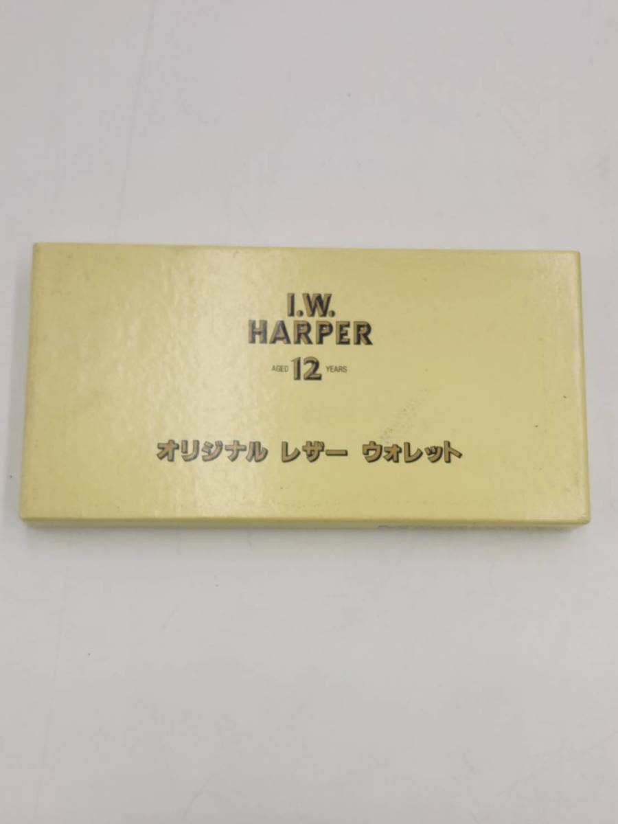 １円スタート　HARPER 12years ハーパー オリジナル レザー ウォレット 二つ折り 長財布 ブラック 保管品_画像10