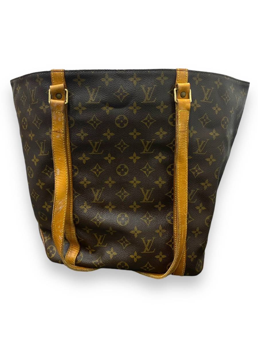 LOUIS VUITTON ルイヴィトン MONOGRAM CANVAS モノグラム Sack Shopping サックショッピング M51108 ショルダーバッグ トートバッグ 日帰り_画像2