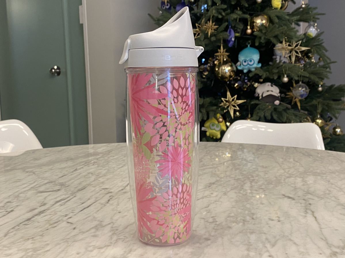 未使用！TERVISウォーターボトル pink/700ml/24oz アメリカ製/USA(魔法瓶,サーモス,thermos,コールマン,coleman,水筒,タンブラー,STANLEY