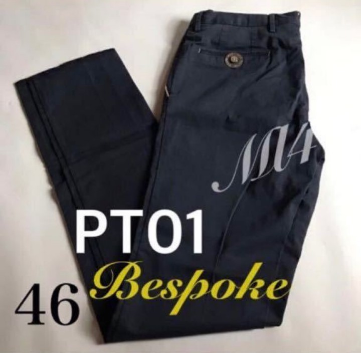 PT01 46 高級　イタリア　紳士服　スラックス　パンツ　ゴルフ チノパン