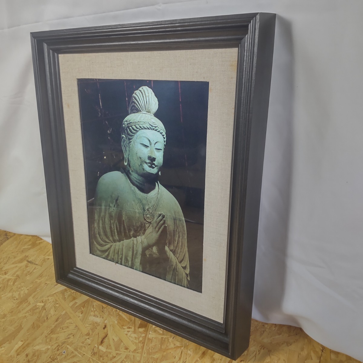 [ go in ... photograph equipment gold ] frame photograph frame [ Yamato . heaven flat. ......]* month light bodhisattva . image Nara higashi large temple three month .. image coloring sculpture oriental sculpture Orient fine art 