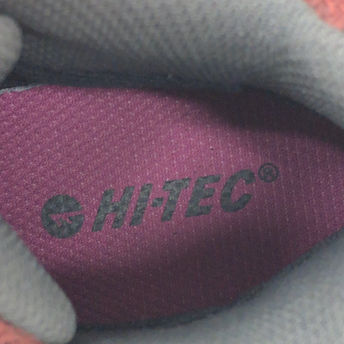 ●HI-TEC ハイテック ウォータープルーフ トレッキングシューズ 22.5cm ピンク系 アウトドアシューズ 登山靴 ハイキング レディース 女性用の画像5