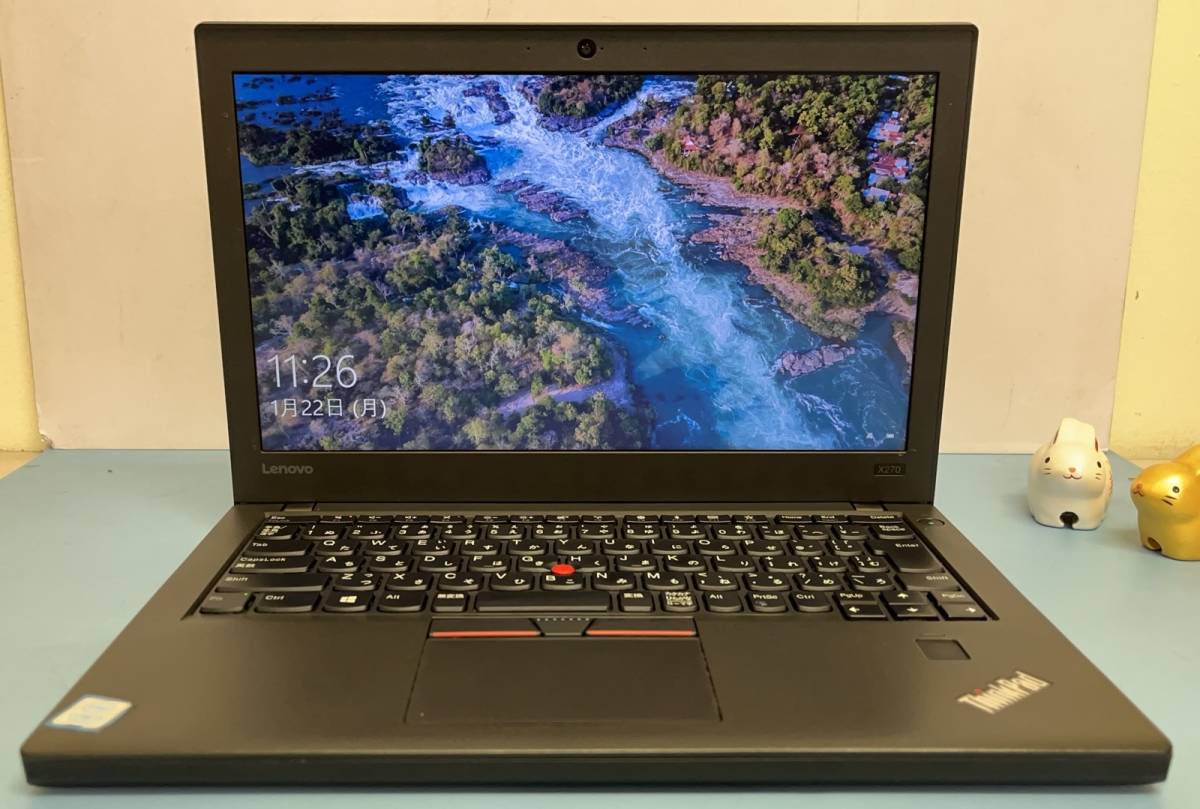 中古ノートパソコン★Windows10★Lenovo Core i3-7100U/@2.40GHz/8GB/SSD 128GB/13インチ以上★_画像1