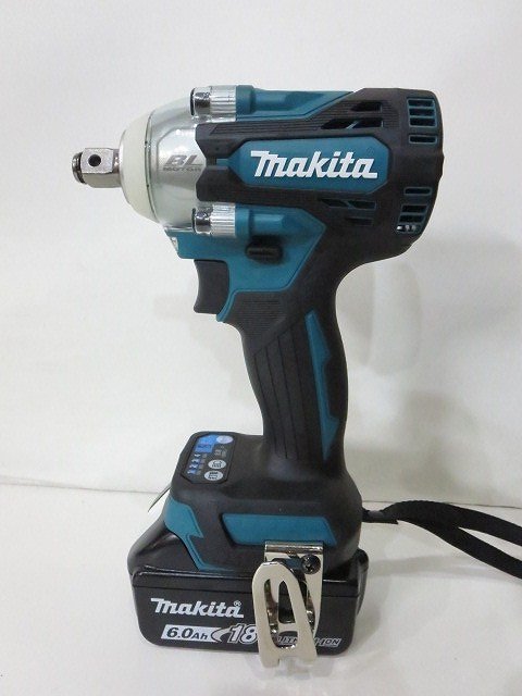 makita [マキタ] 18V 6.0Ah 充電式インパクトレンチ [TW300DRGX] コードレス マキタブルー 青 充電各1回 工具 DIY /中古美品 V16.0 4856_画像3