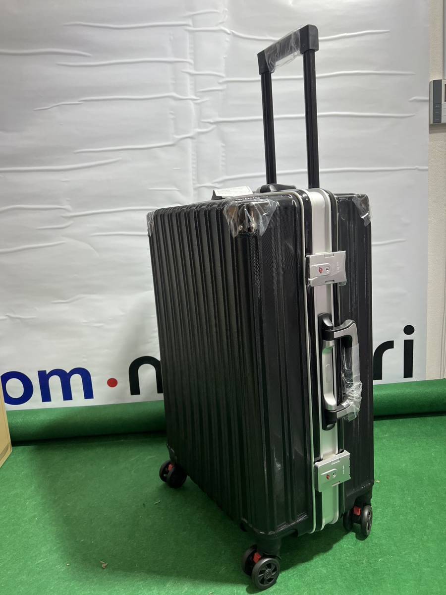 スーツケース Mサイズ 容量：約60L/カラー:ブラック SC105-24-BK_画像1