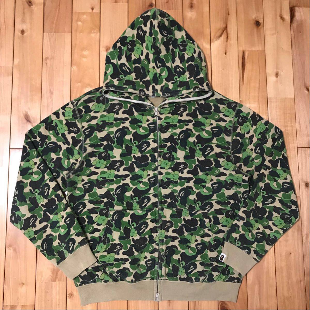 ヤフオク 激レア Abc Kaws Camo フルジップ パーカー M A ヤフオク 激レア Abc Kaws Camo フルジップ パーカー M A