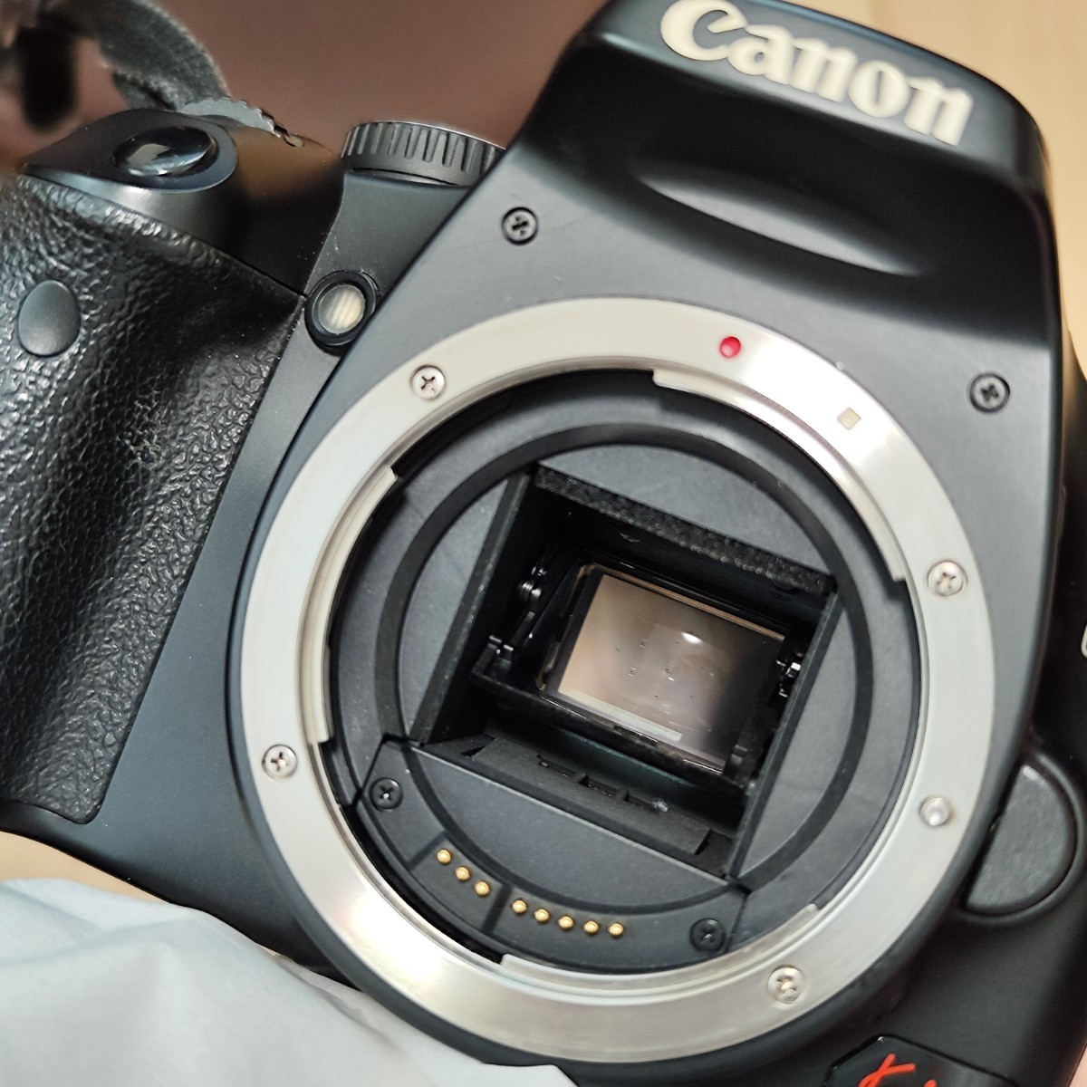 Canon キヤノン ボディ EOS kiss X2 、レンズ EF-S 55-250mm F4-5.6 IS 動作確認済 中古　キャノン デジタル一眼レフ SDカード_画像9