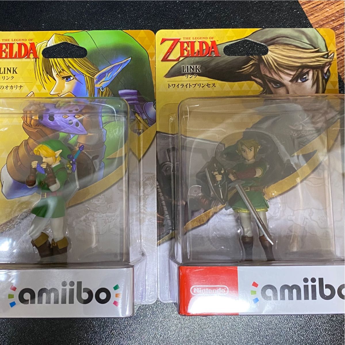 amiibo 2種セット リンク トワイライトプリンセス 時のオカリナ ゼルダの伝説