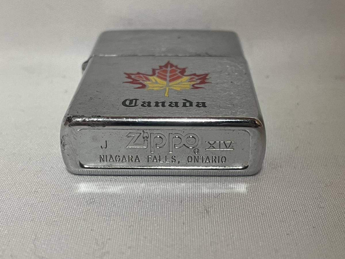 Zippo ライター カナダ メイプルリーフ 喫煙具 ジッポ Canada 現状品_画像3