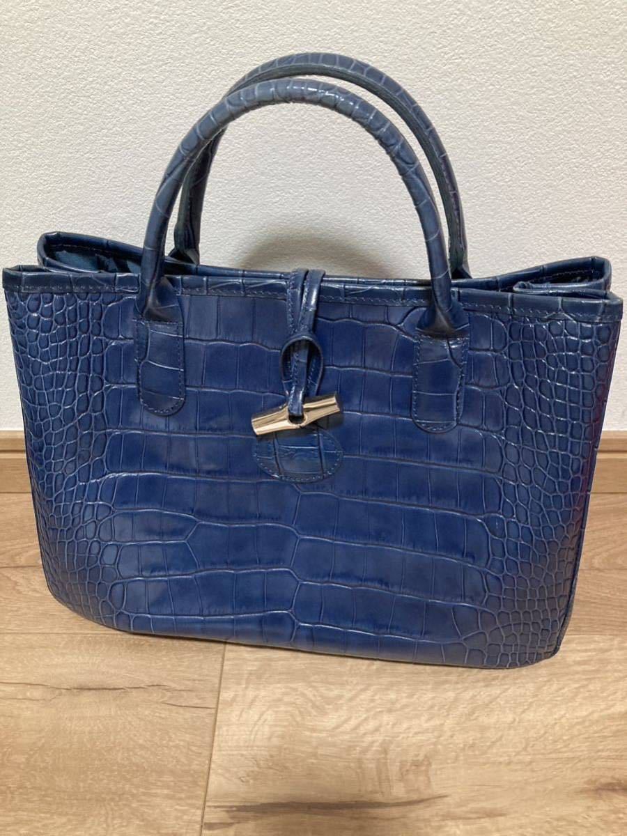 ロンシャン LONGCHAMP ロゾ レザートートバッグ 鞄 ハンドバッグ ロンシャン LONGCHAMP ロゾ レザートートバッグ 鞄 ハンドバッグ