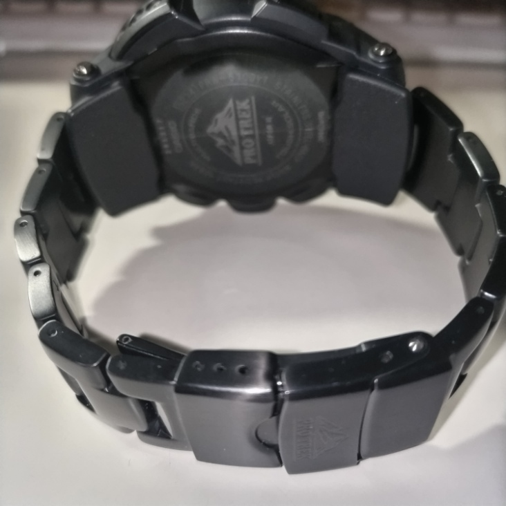 美品 CASIO PROTREK/プロトレック BLACK TITAN LIMITED（PRW-5100YT-1CJF）マルチバンド6_画像9