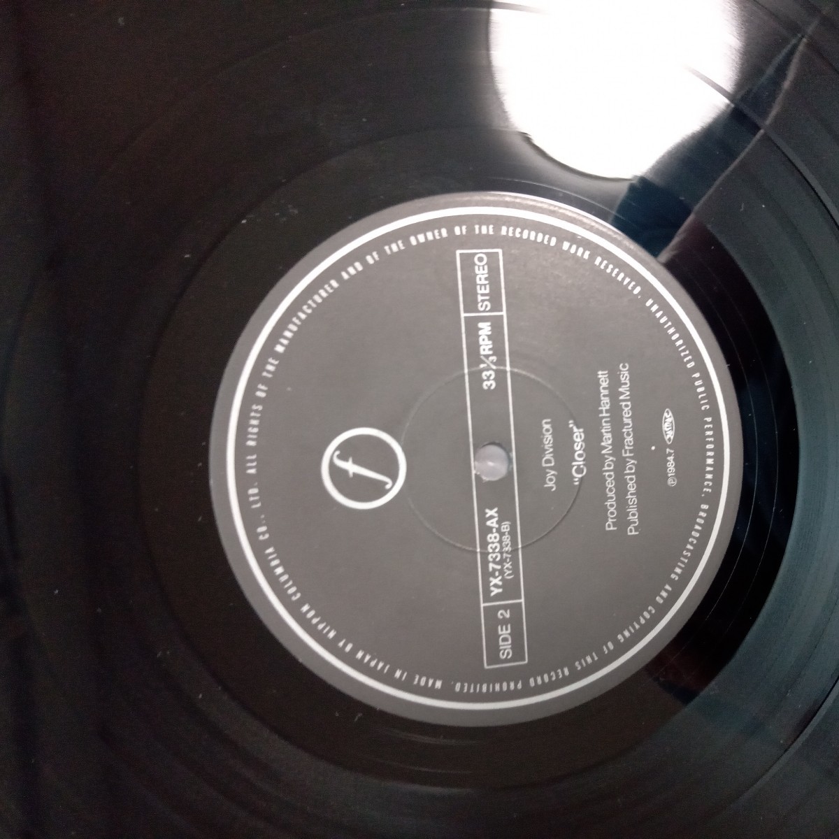 joy division closer ジョイ・ディヴィジョン analog record vinyl レコード アナログ lp _画像9