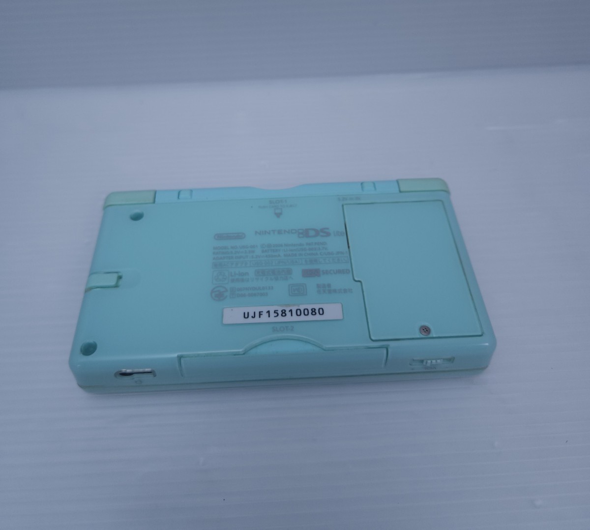 美品 /動作品 任天堂 ニンテンドー DS Lite 本体緑 USG-001 ニンテンドウDSライト ディー エスライトとゲームソフトをカバーの画像6