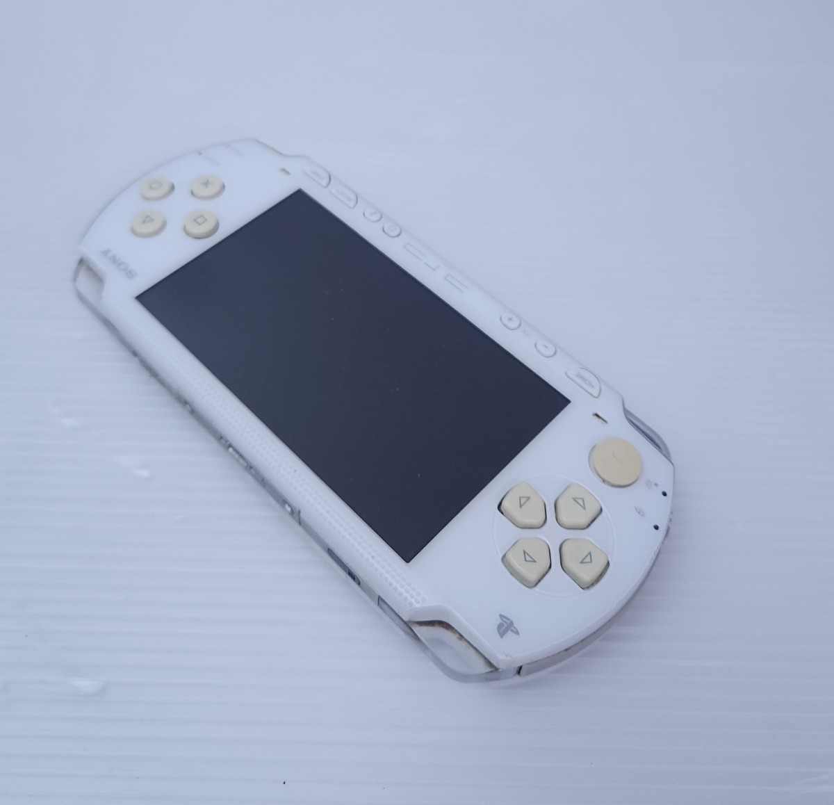  operation goods Sony SONY PSP-1000 white Sony PSP-1000 white body used rare goods (2)
