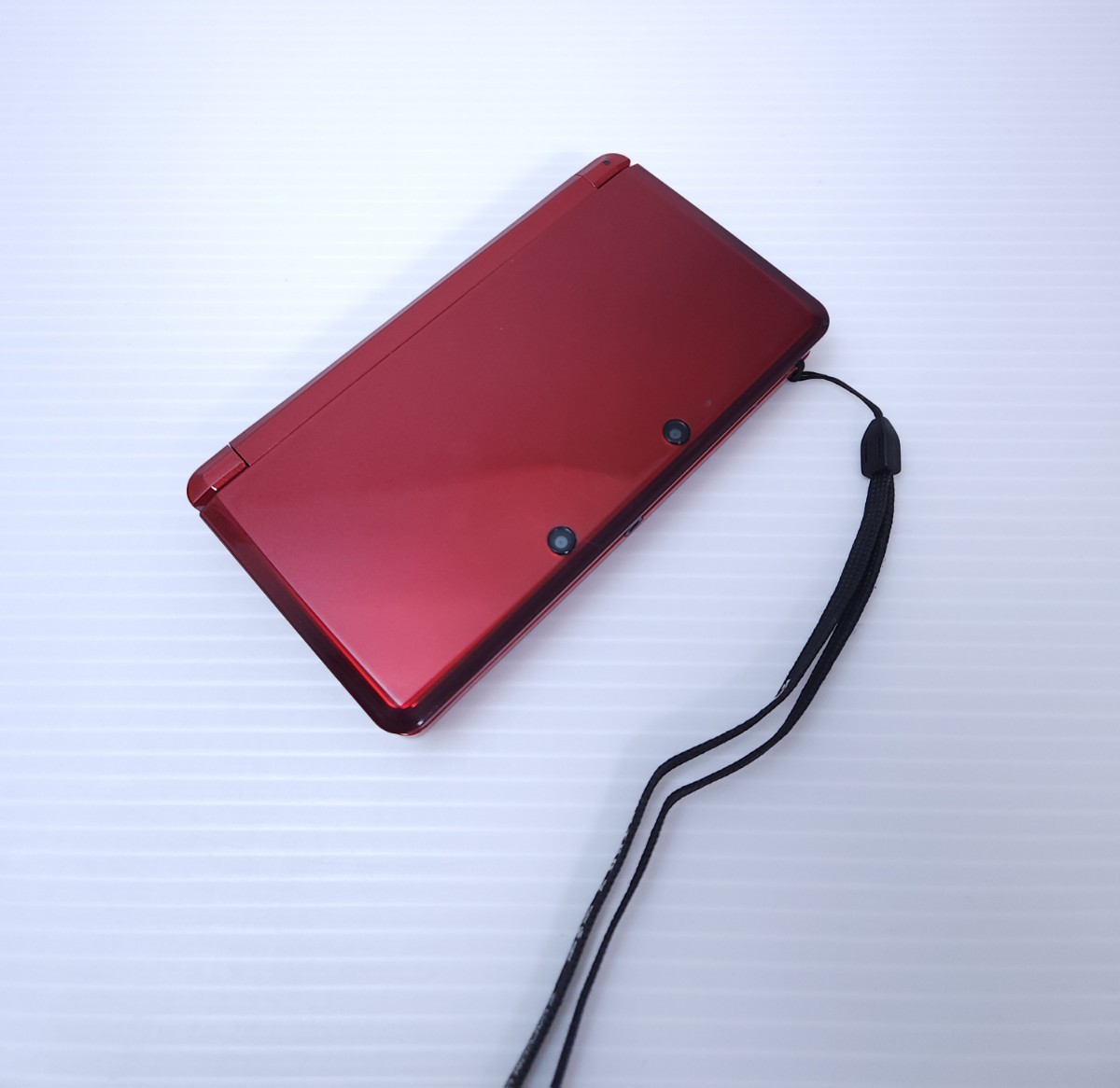 美品 / 動作品 Nintendo 3DS 任天堂 3DS Red ニンテンドー3DS CTR-001 2GB SD カード 付き ブラック + プログリップ+ゲーム セット(182)_画像4