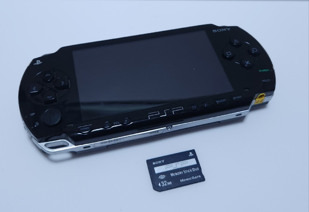 レトロゲーム ソニー SONY PSP-1000 ソニー PSP-1000 本体 +32MB メモリカード/動作未確認(241)の画像8