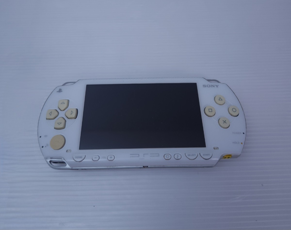  operation goods Sony SONY PSP-1000 white Sony PSP-1000 white body used rare goods (2)