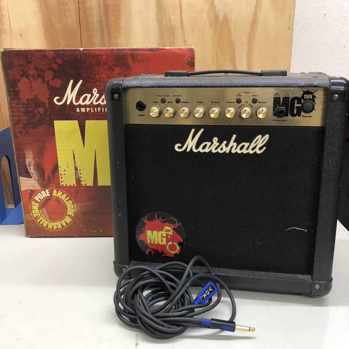 Marshall MG15FX マーシャル ギターアンプ 出力確認済み ガリ有り 現状品_画像1