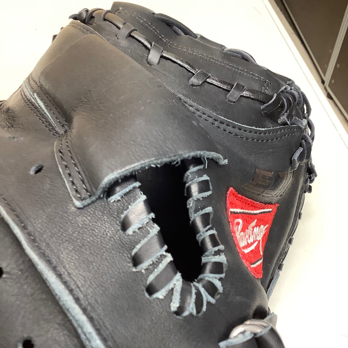 ⑨ Rawlings ローリングス 軟式用 キャッチャーミット RG833C 現状品 _画像8