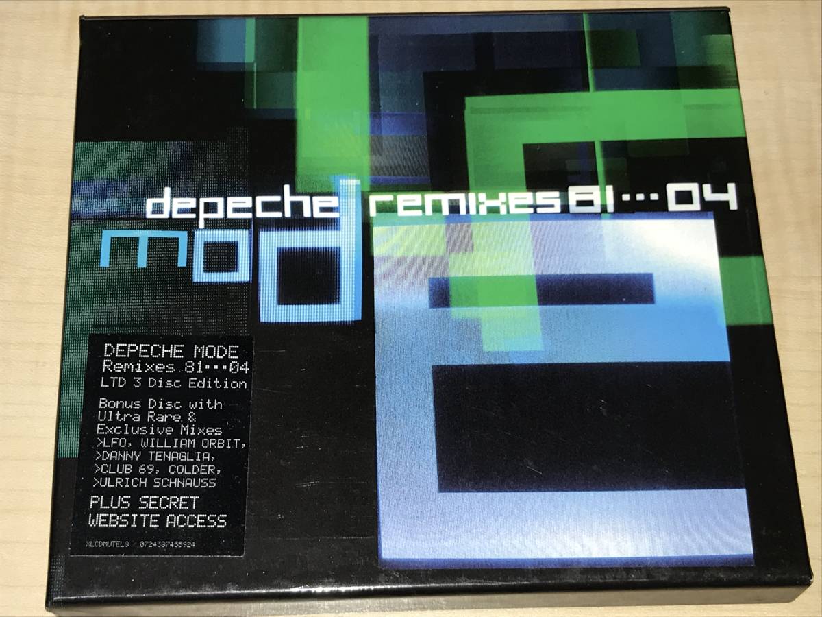 デペッシュ・モードDEPECHE MODE/REMIXES 81-04◆限定3CD-BOX_画像1