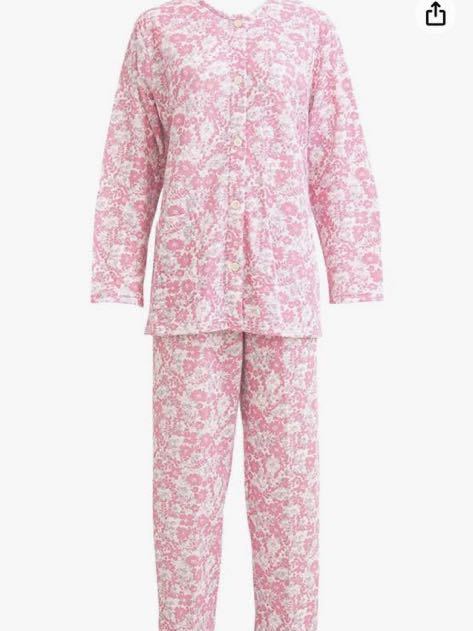  prompt decision Wacoal Wing quilt knitted. soft pyjamas L pink 5