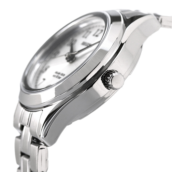  Citizen Regno clock solar lady's wristwatch KM4-112-91 CITIZEN silver 