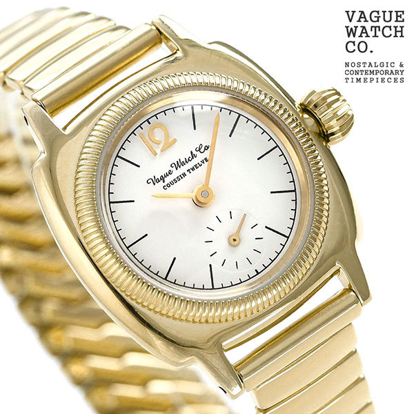 ヴァーグウォッチ クッサン トゥエルブ 28mm レディース 腕時計 CO-S-012-YGSE ゴールド_画像1