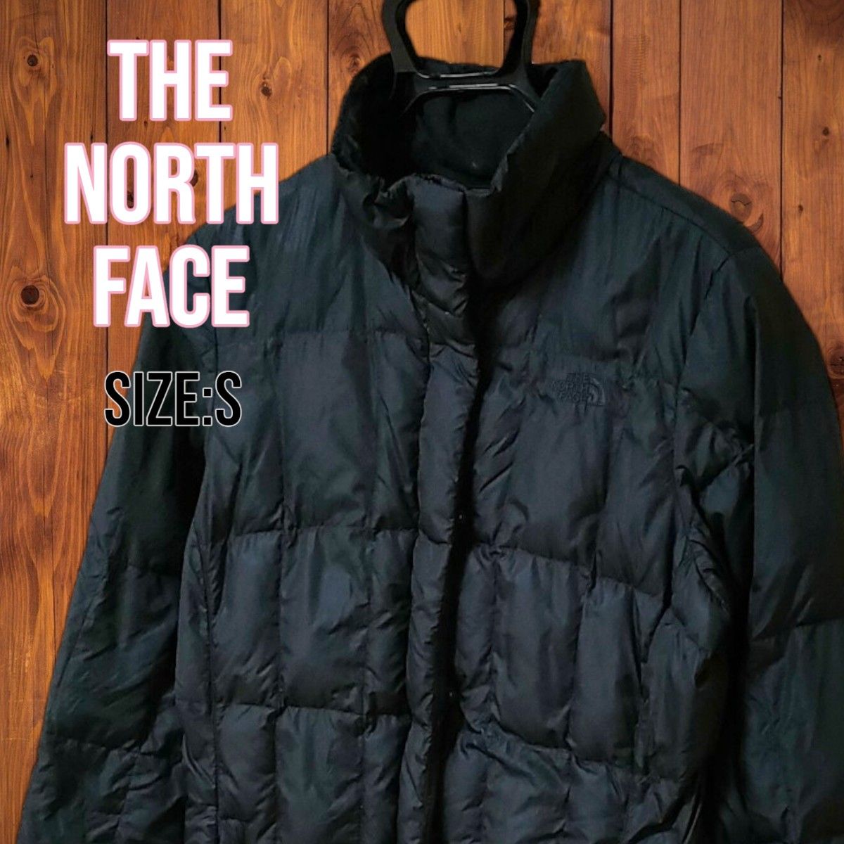 【THENORTHFACEノースフェイス】ロングダウンコート／ ジャケット ブラック size:S