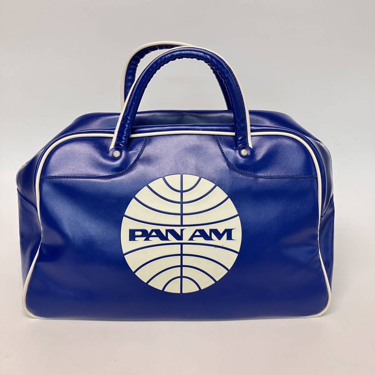ビンテージ PAN AM パンナム ボストンバッグ パンアメリカン航空 vuz0200